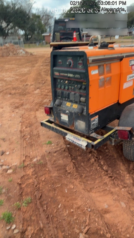 2021 Lincoln Electric Vantage 322 Vantage 322 Ready Pak 3 w/ Decals, ORANGE (includes trailer, cable rack, fender light kit) NO Telematics