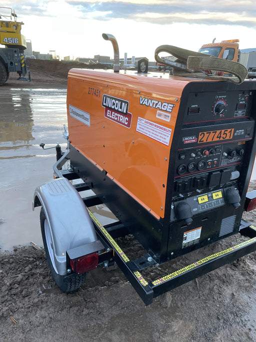 2022 Lincoln Electric LE400 Kubota V1505, Trlr, Cable Rack, Light Kit, ES Decals, T3