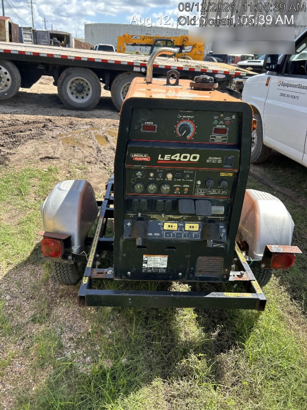 2022 Lincoln Electric LE400 Kubota V1505, Trlr, Cable Rack, Light Kit, ES Decals, T3