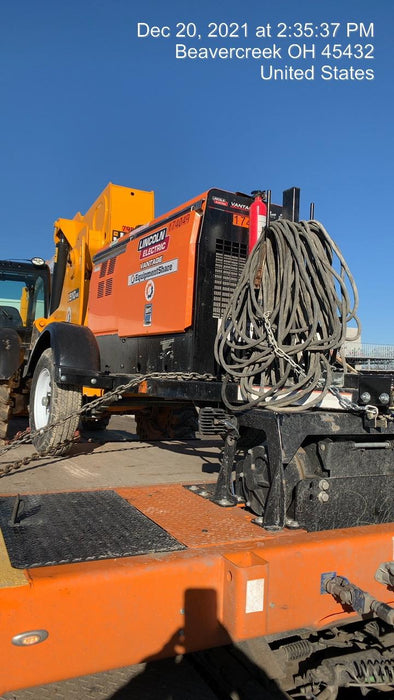 2021 Lincoln Electric Vantage 322 Vantage 322 Ready Pak 3 w/ Decals, ORANGE (includes trailer, cable rack, fender light kit) NO Telematics