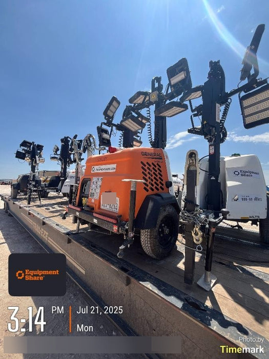 2023 Generac MLT2 Diesel, Flex Switch 120V Input, Powerzone Controller, (4) 320W LED Lights, 4kW Generator, 39.9 Gal Fuel Tank, 2" Ball, T3