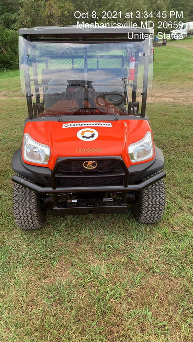 2021 Kubota RTV-X1140W-H Plastic Canopy, Windshield Acrylic Clear, LED Strobe Light, Wire Harness Kit, Back up Alarm
