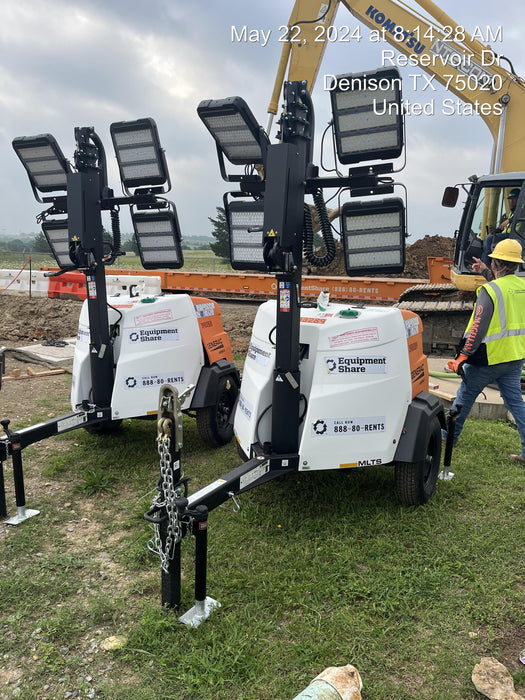 2024 Generac MLT2 Diesel, Flex Switch 120V Input, Powerzone Controller, 
(4) 320W LED Lights, 4kW Generator, 39.9 Gal Fuel Tank, 2" Ball, T3