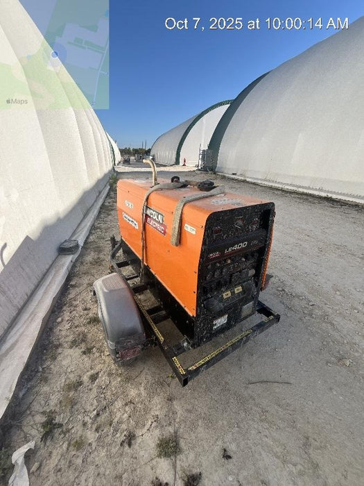 2022 Lincoln Electric LE400 Kubota V1505, Trlr, Cable Rack, Light Kit, ES Decals, T3