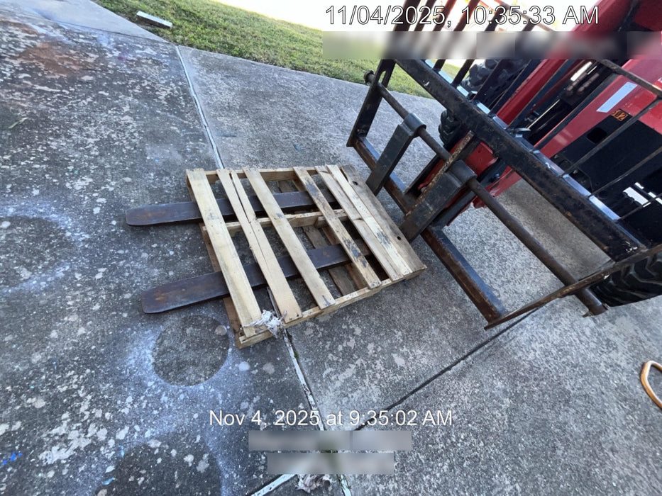 2019 Manitou MTA8044 74hp T4F, Cab/Heat/Air, Cab and Boom LED work lights, Auxiliary Hydraulics, Solid Tires, Amber strobe, Lift Hook 66" Carriage, 60" Forks