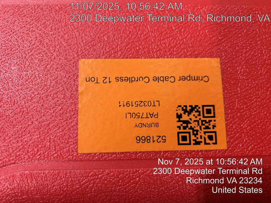 2025 BURNDY PAT750LI