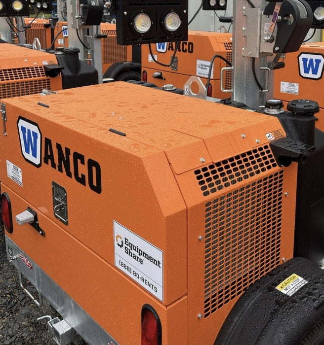 2024 Wanco WLTT-4MM4K Diesel, Deep Sea Controller, Shore Power Plug, Auto Start, (4) 350W LED Floodlights, 4kW Generator, 60 Gal Fuel Tank, 2" Ball, T3