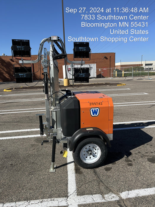 2024 Wanco WLTT-4MM4K Diesel, Deep Sea Controller, Shore Power Plug, Auto Start, (4) 350W LED Floodlights, 4kW Generator, 60 Gal Fuel Tank, 2" Ball, T3