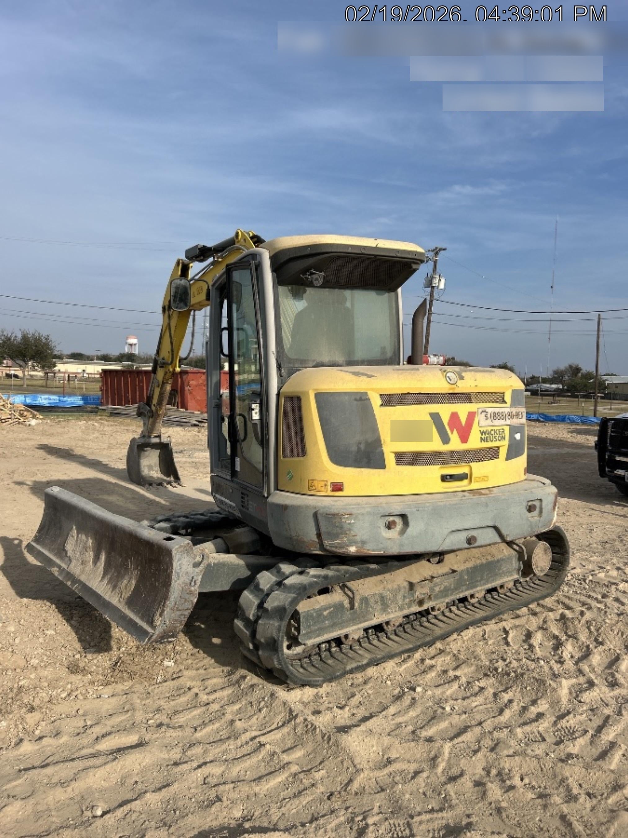 Wacker Neuson ET90 Wacker Neuson ET90 w/TRK, CAB, Bucket