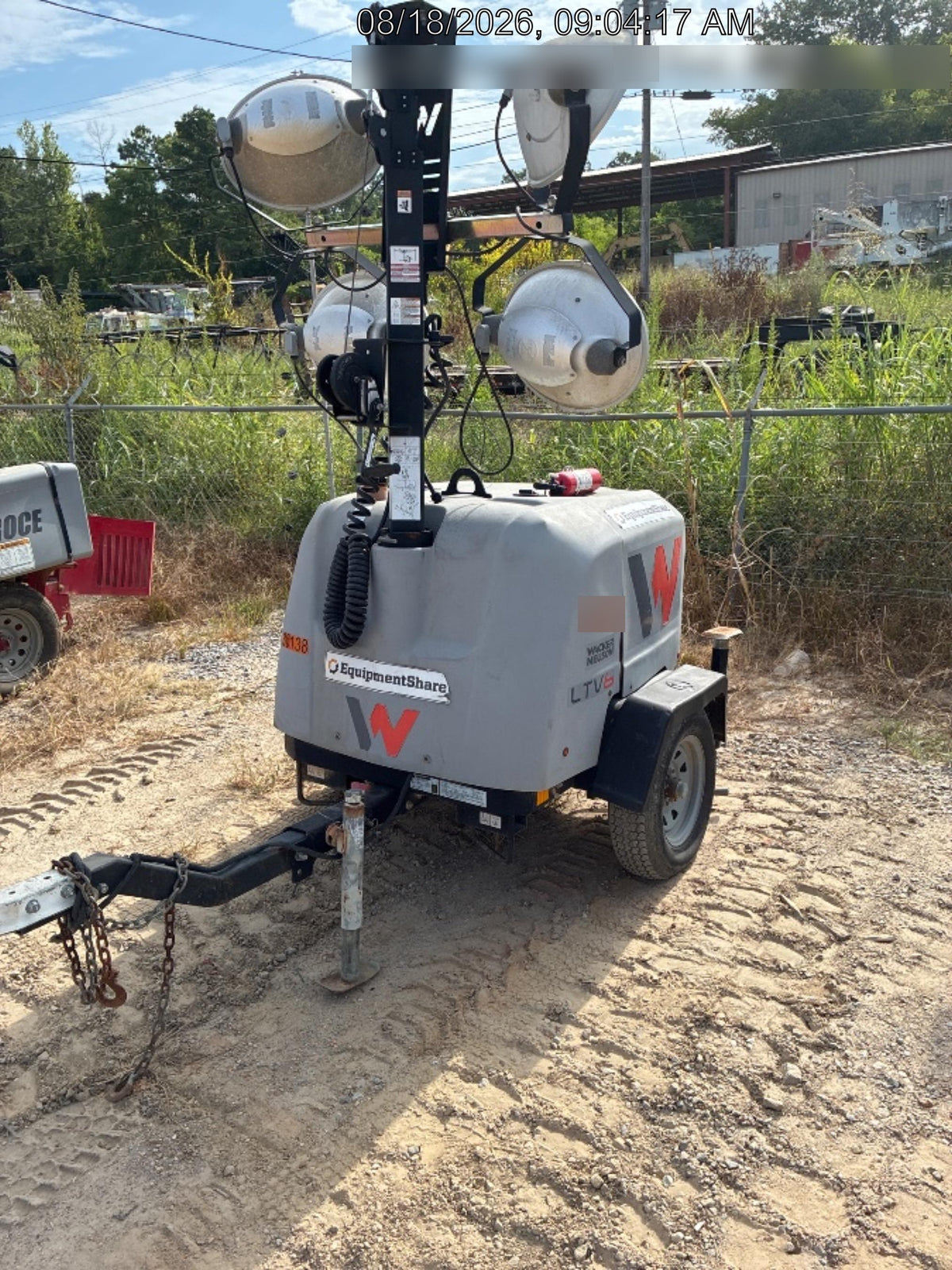 2019 Wacker Neuson LTV6L-MH Standard Options, ES Track Hardware, Fuel Level Sensor
