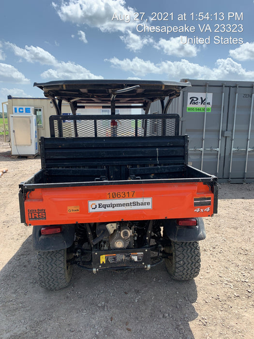 2020 Kubota RTV-X1140W-H Canopy, 4-Seater, Diesel, Windshield Acrylic Clear, Strobe Light, Backup Alarm