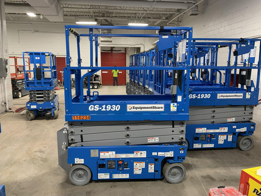 2020 Genie GS-1930 Solid Non Marking Tires, Beacon, Folding rails with half height swing gate