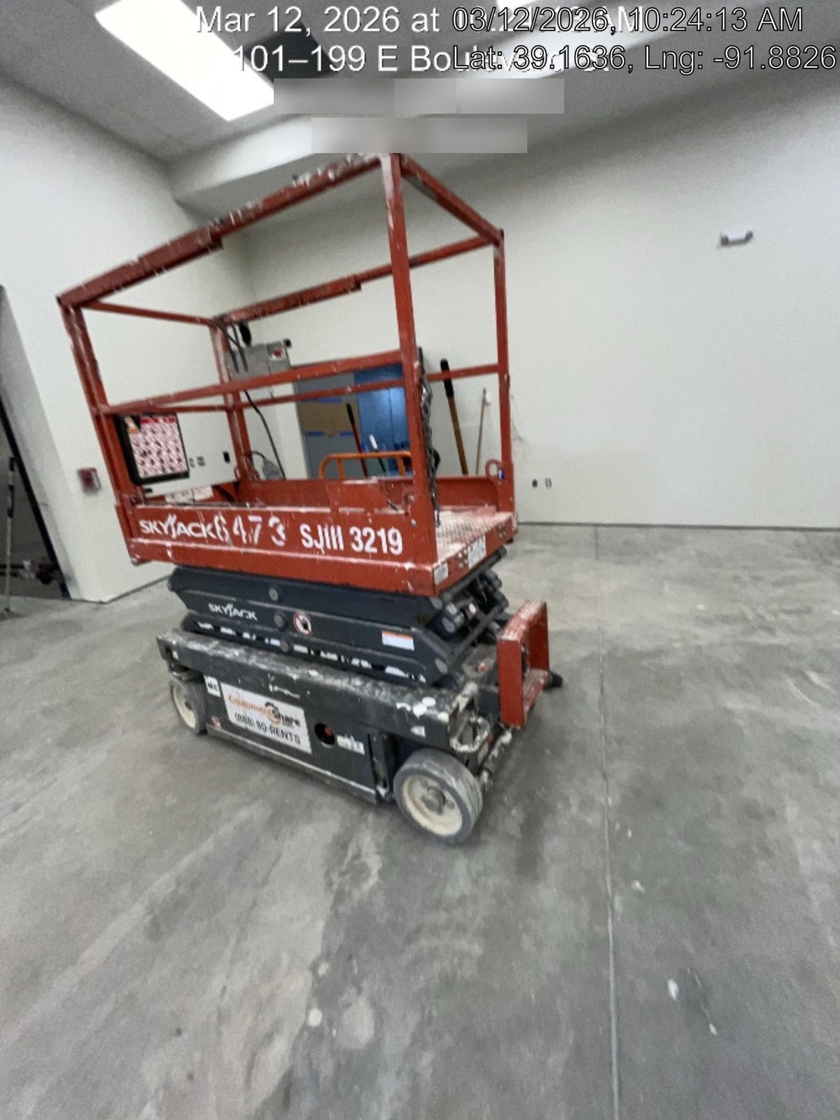 2017 Skyjack SJIII-3219 Skyjack SJ3219, Extended Warranty 5yr/5k hr