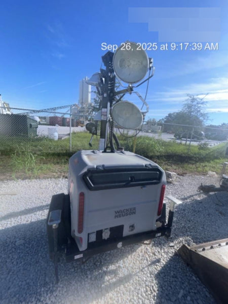 2019 Wacker Neuson LTV6L-MH Wacker Neuson LTV6L Mobile Light Tower w/Fuel Level Sensor Installed