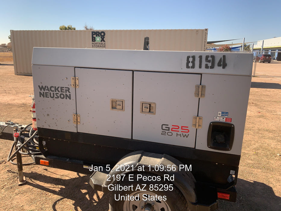 2020 WACKER NEUSON G25