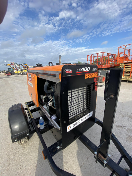 2022 Lincoln Electric LE400 Kubota V1505, Trlr, Cable Rack, Light Kit, ES Decals, T3