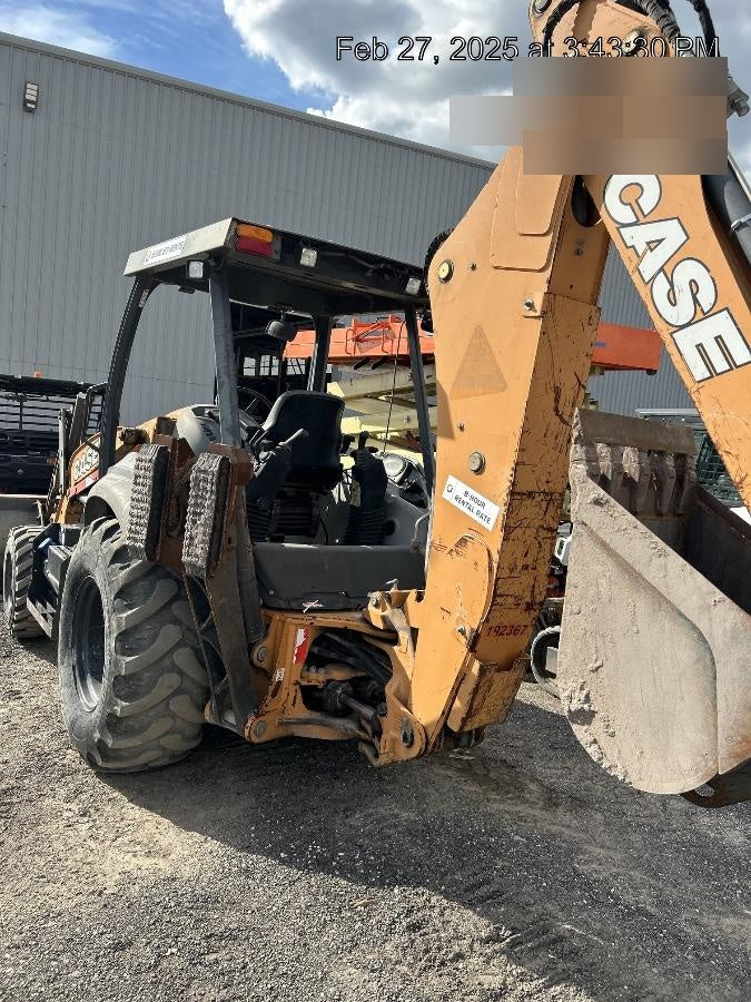 2017 Case 580N EP STANDARD HOE, ROPS, PILOT CONTROLS, AUX HYD