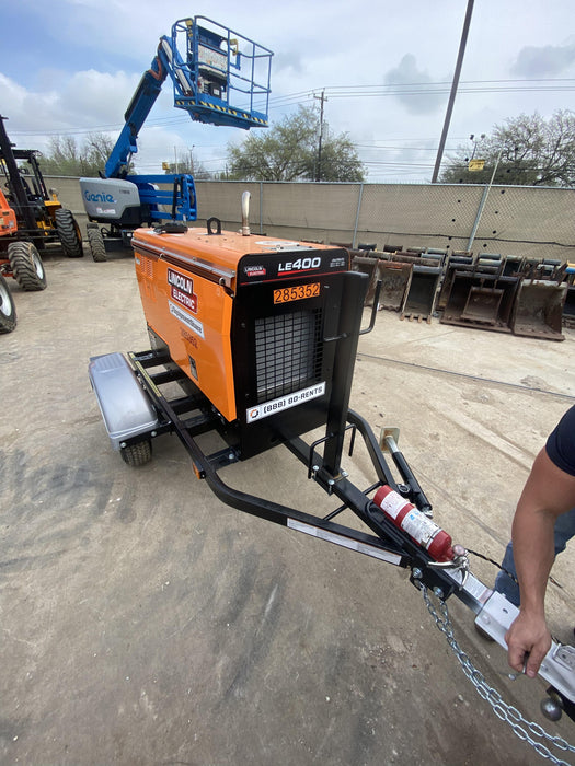 2022 Lincoln Electric LE400 Kubota V1505, Trlr, Cable Rack, Light Kit, ES Decals, T3