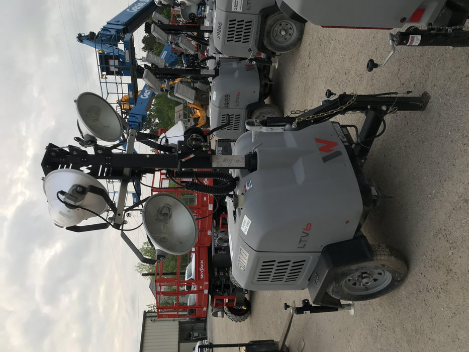2019 Wacker Neuson LTV6L-MH Mobile Light Tower w/Fuel Level Sensor Installed