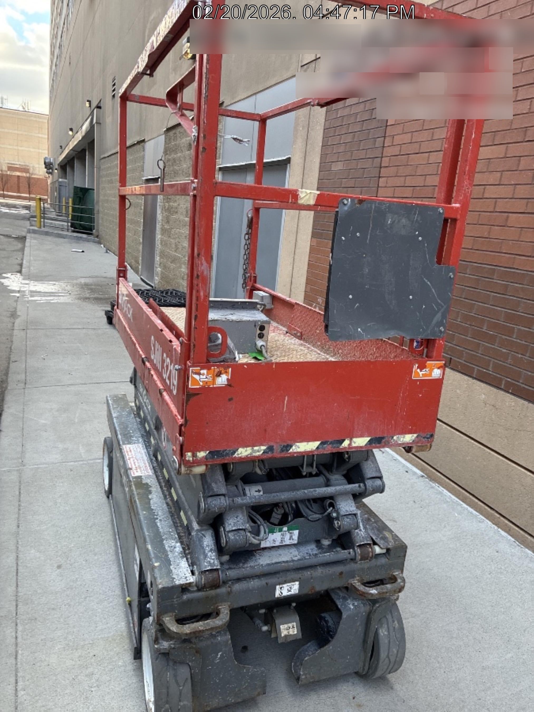 2017 Skyjack SJIII-3219 Standard Rental Specs