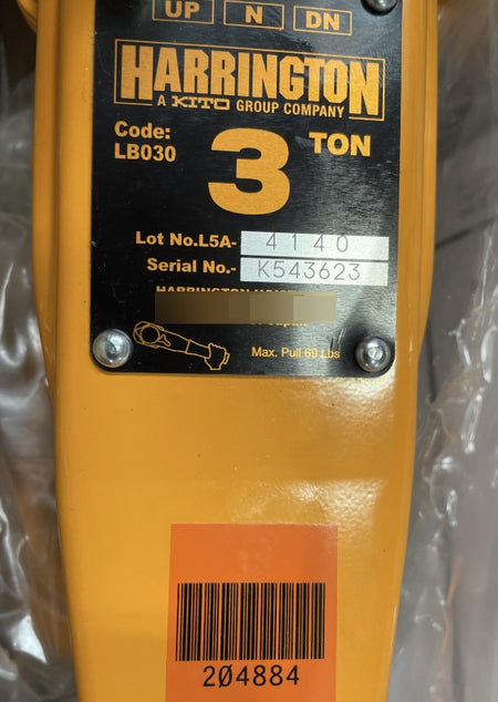 2021 HARRINGTON L5LB030-10