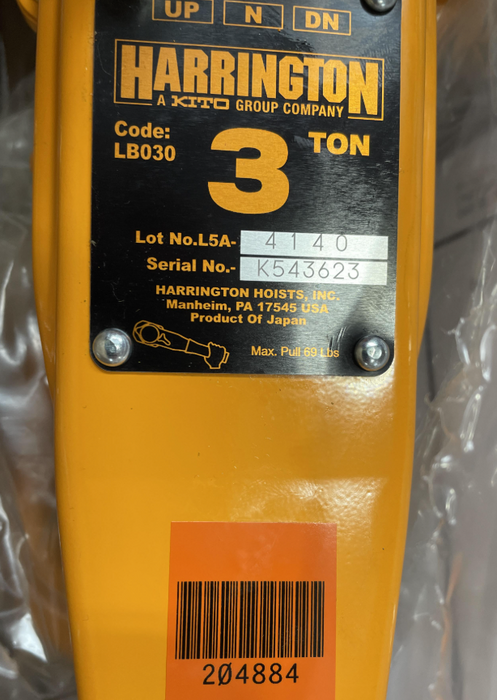 2021 HARRINGTON L5LB030-10