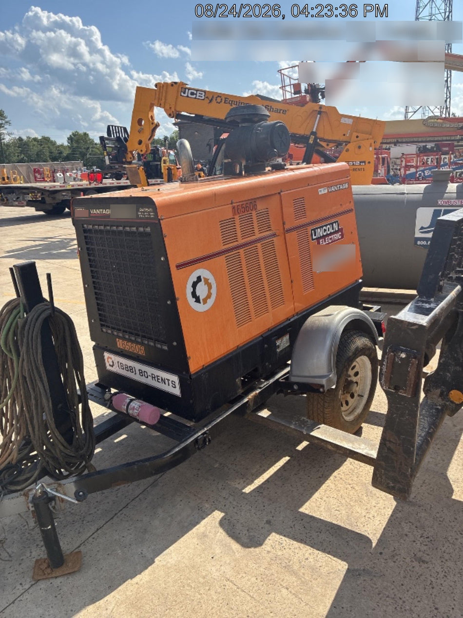 2021 Lincoln Electric Vantage 549X Ready Pak 3, ORANGE (includes trailer, cable rack, fender light kit)