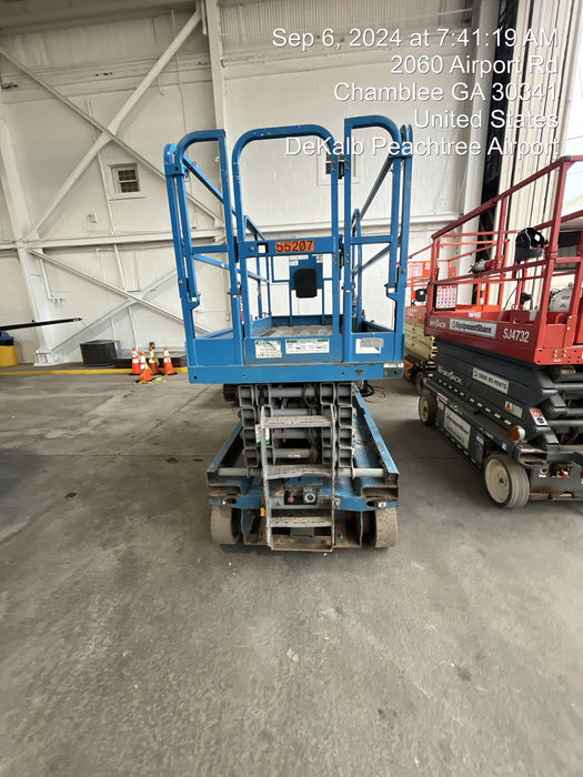 2019 Genie GS-3246 Folding rails with full height swing gate