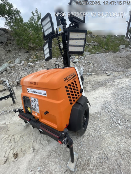 2023 Generac MLT2 Diesel, Flex Switch 120V Input, Powerzone Controller, (4) 320W LED Lights, 4kW Generator, 39.9 Gal Fuel Tank, 2" Ball, T3