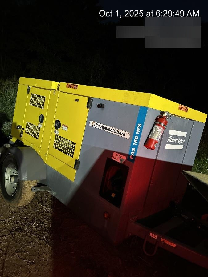 2021 ATLAS COPCO PAS 150 HF CS Enclosed