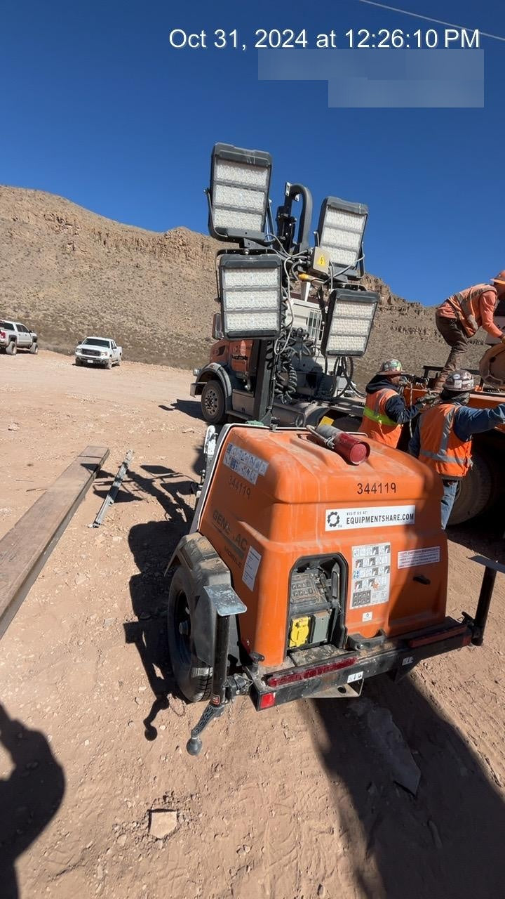 2023 Generac MLT2 Diesel, Flex Switch 120V Input, Powerzone Controller, (4) 320W LED Lights, 4kW Generator, 39.9 Gal Fuel Tank, 2" Ball, T3