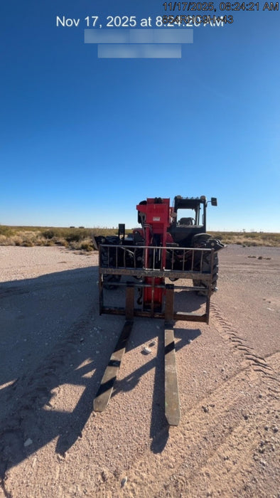 2019 Manitou MTA12042 Canopy, 120 HP , Solid Tires, Work Lights, Lift Hook, Auxiliary Hydraulics 66" Carriage and 60" Forks