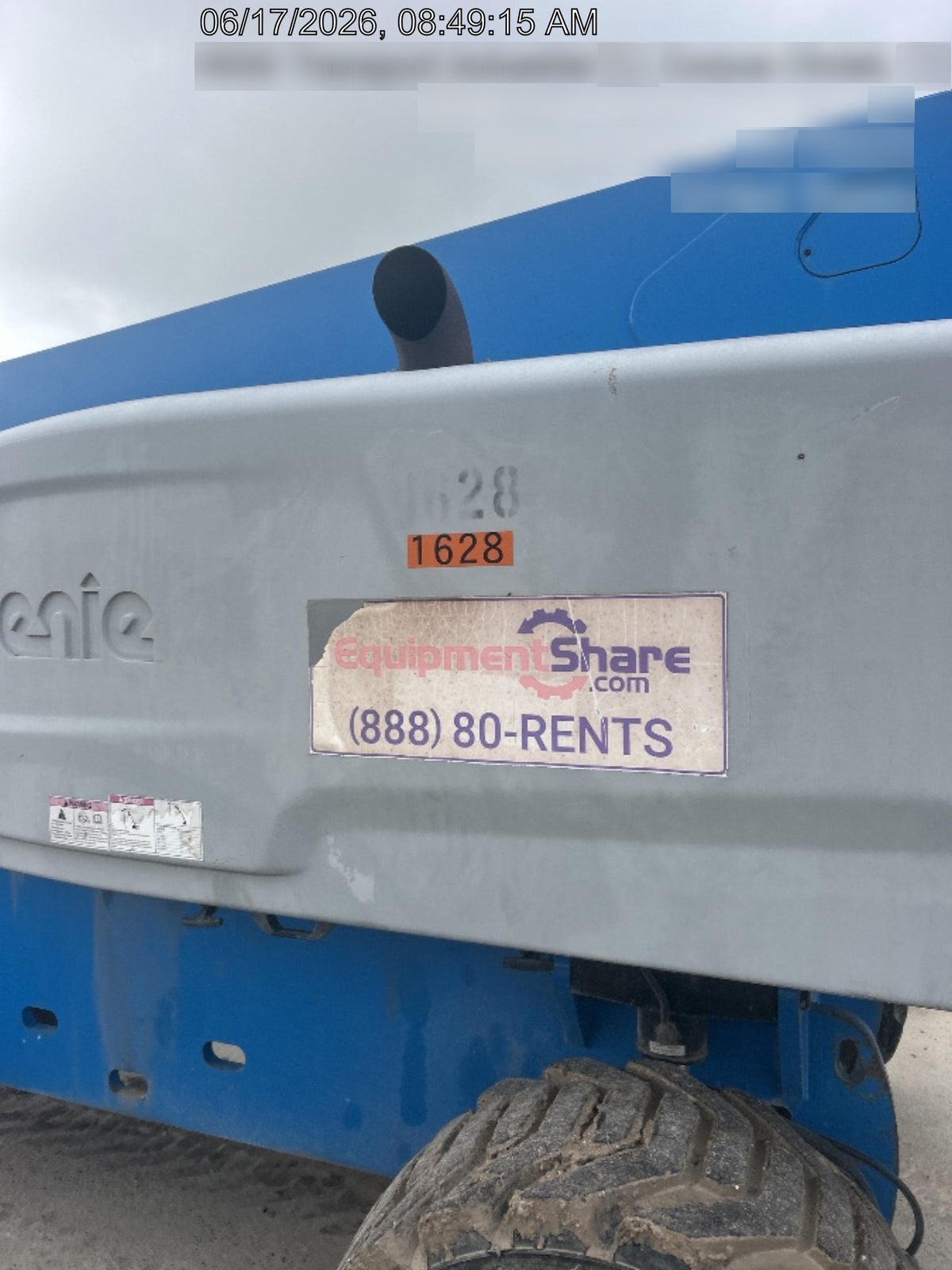 2016 GENIE S-85