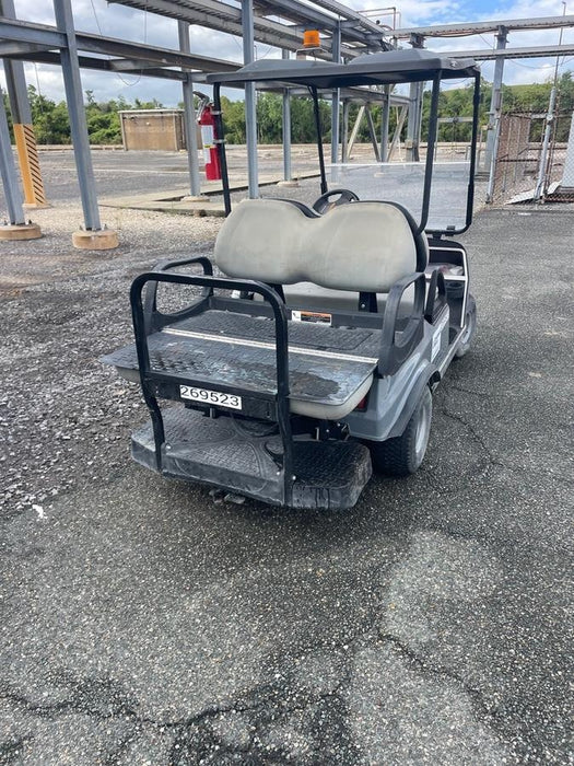 2022 Club Car CA100E Canopy, Fold down Windshield, Beacon, Back up Alarm, All-Trail Trials, HD 8 V Batteries, Trailer Hitch and Ball