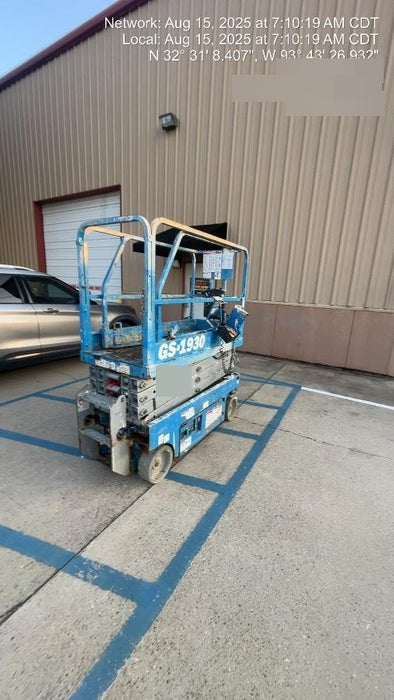 2019 Genie GS-1930 Fixed Rails with Chain Entry