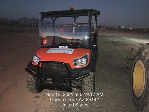 Kubota RTV-X1140W-H Plastic Canopy, Windshield Acrylic Clear, LED Strobe Light, Wire Harness Kit, Back up Alarm