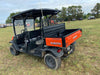 2020 Kubota RTV-X1140W-H Canopy, 4-Seater, Diesel, Windshield Acrylic Clear, LED Strobe, Backup Alarm