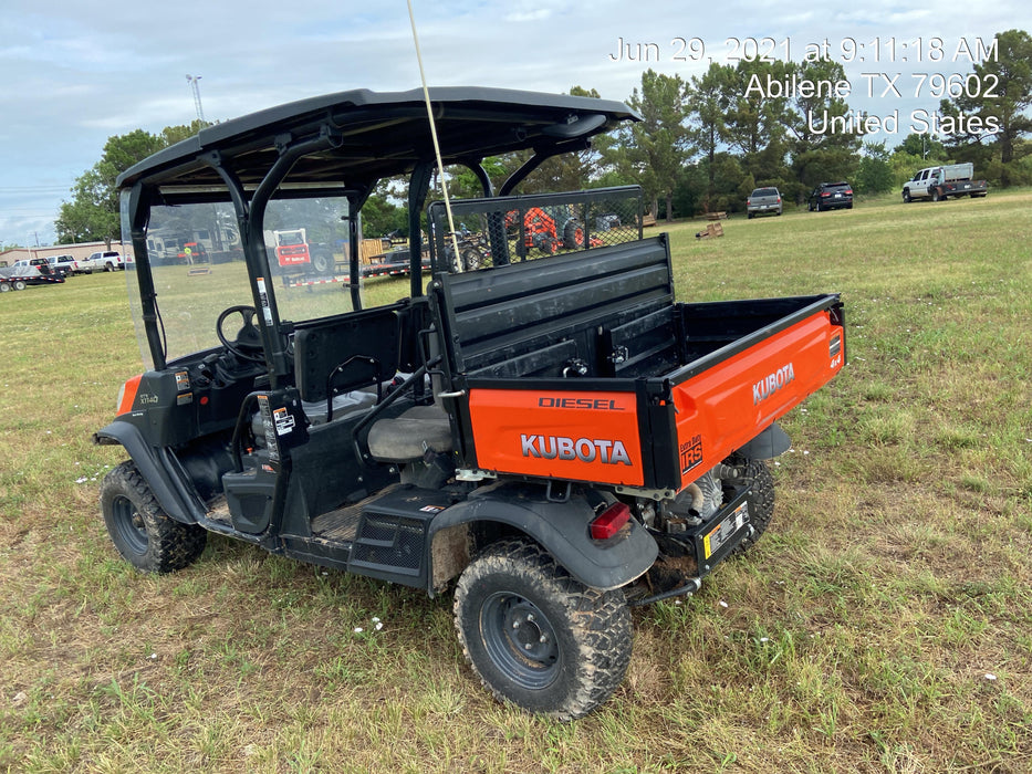 2020 Kubota RTV-X1140W-H Canopy, 4-Seater, Diesel, Windshield Acrylic Clear, LED Strobe, Backup Alarm