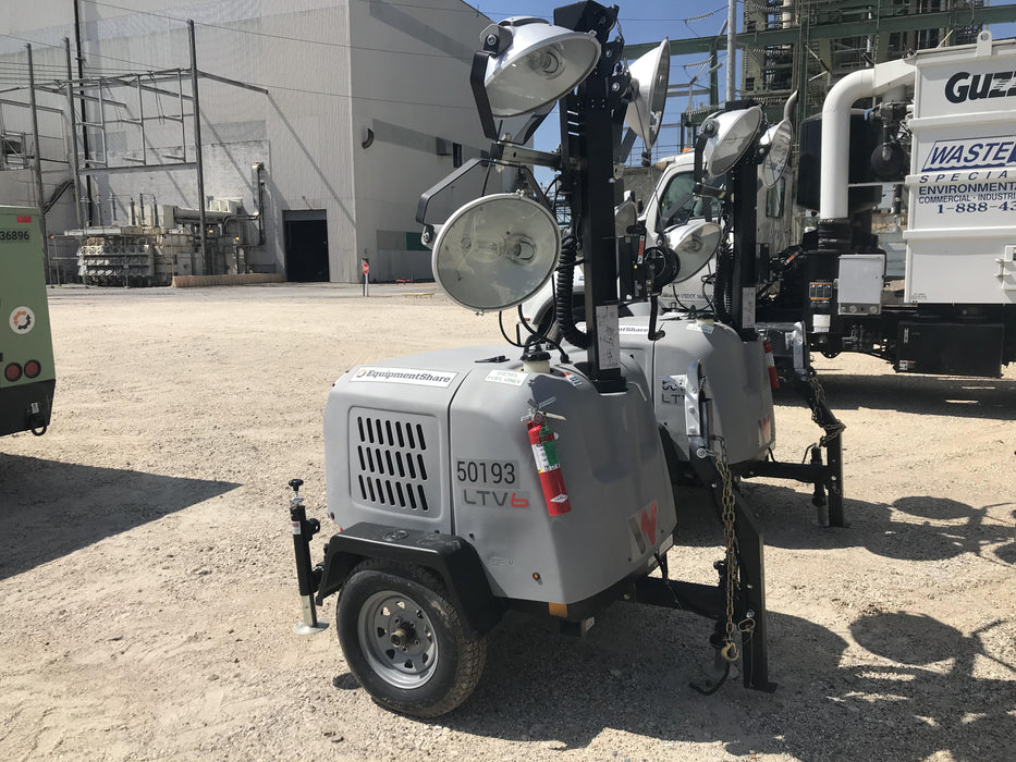 2019 Wacker Neuson LTV6L-MH Mobile Light Tower w/Fuel Level Sensor Installed