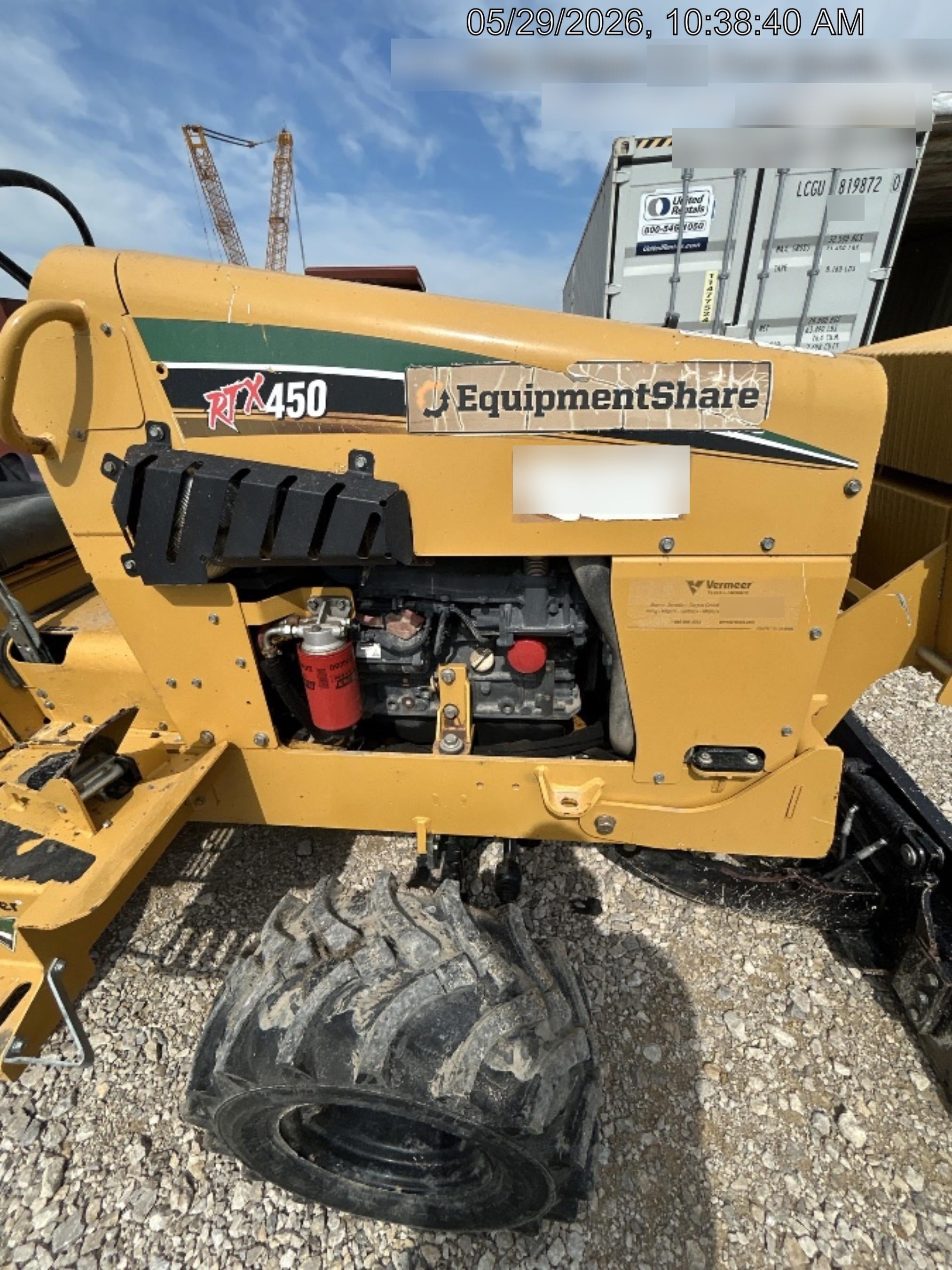 2019 VERMEER RTX450