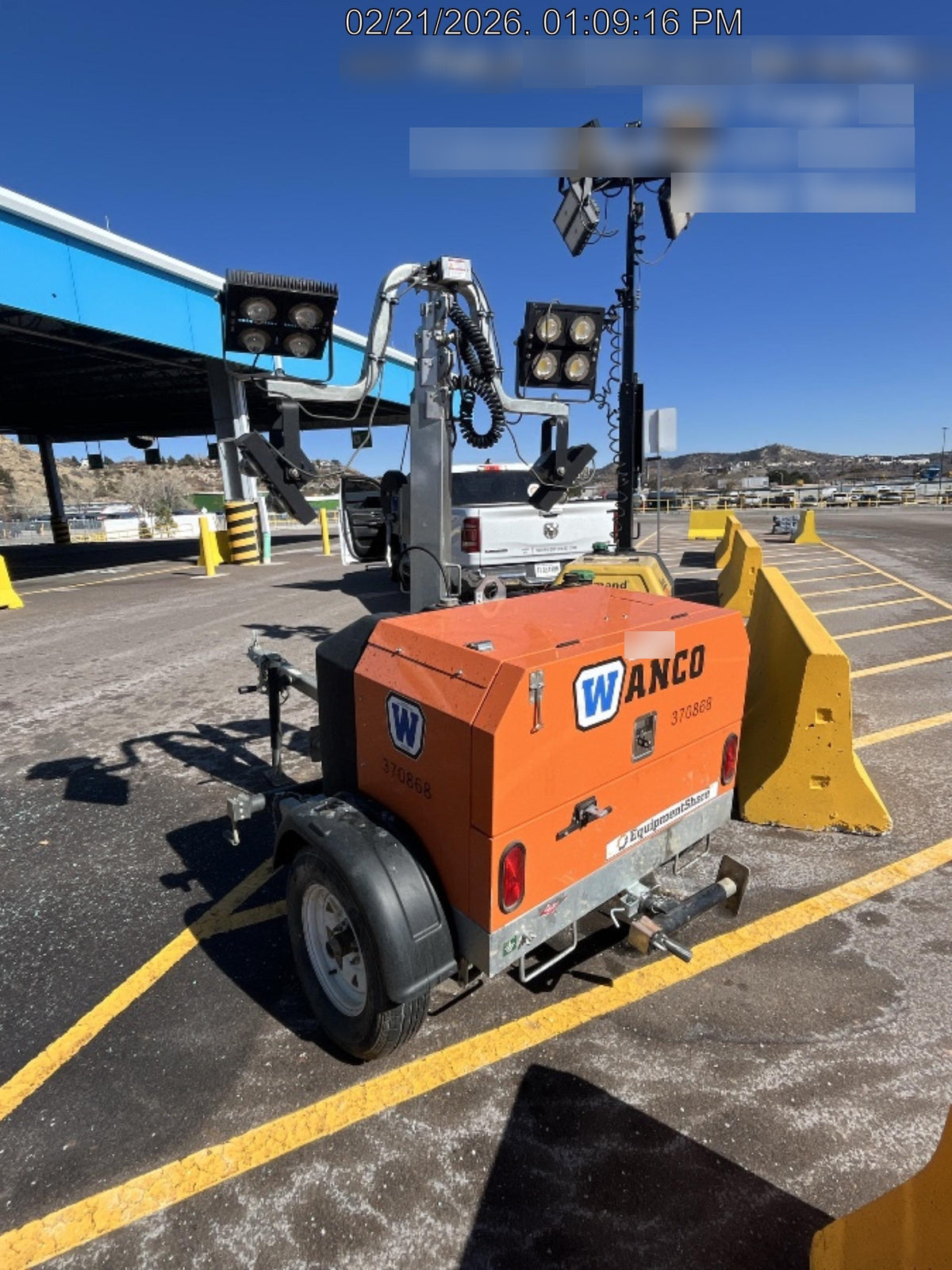 2023 Wanco WLTT-4MM4K Diesel, Deep Sea Controller, Shore Power Plug, Auto Start, (4) 350W LED Floodlights, 4kW Generator, 60 Gal Fuel Tank, 2" Ball, T3