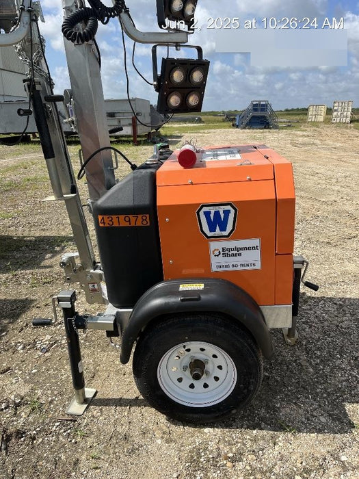2024 Wanco WLTT-4MM4K Diesel, Deep Sea Controller, Shore Power Plug, Auto Start, (4) 350W LED Floodlights, 4kW Generator, 60 Gal Fuel Tank, 2" Ball, T3