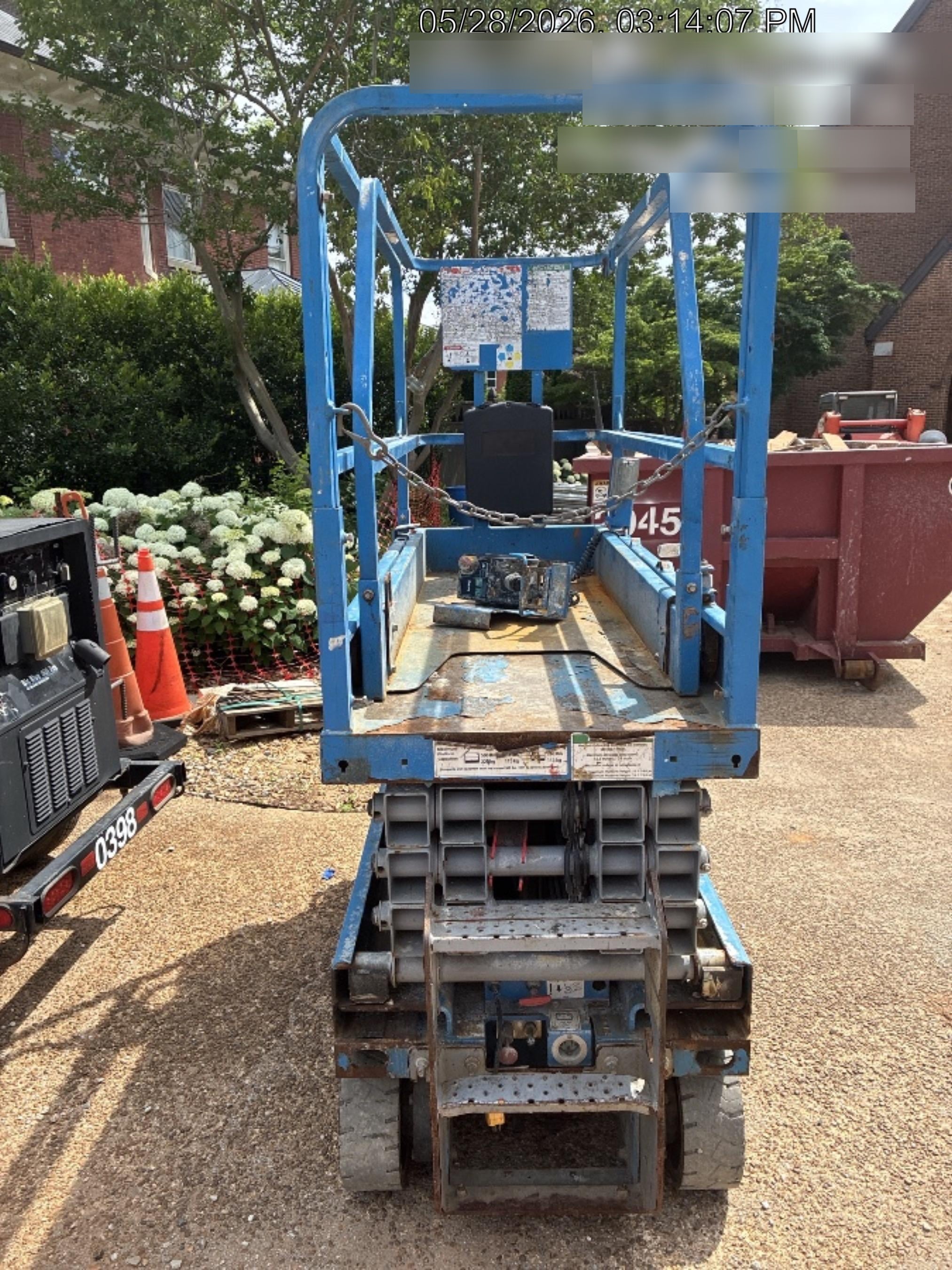 2019 Genie GS-1930 Fixed rails with chain Entry