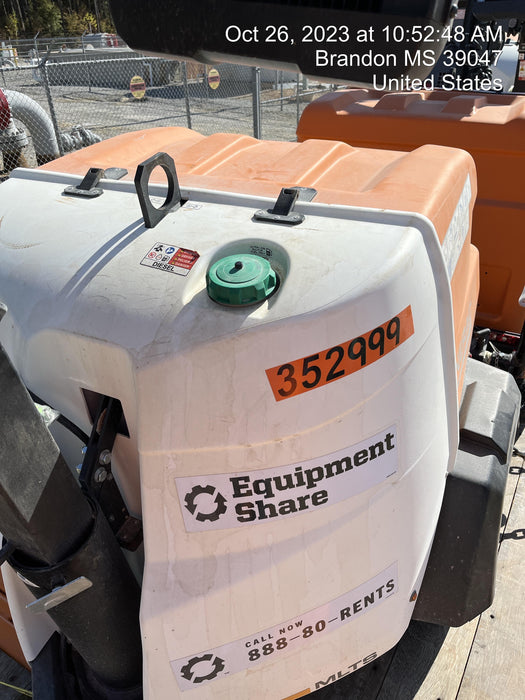 2023 Generac MLT2 Diesel, Flex Switch 120V Input, Powerzone Controller, (4) 320W LED Lights, 4kW Generator, 39.9 Gal Fuel Tank, 2" Ball, T3