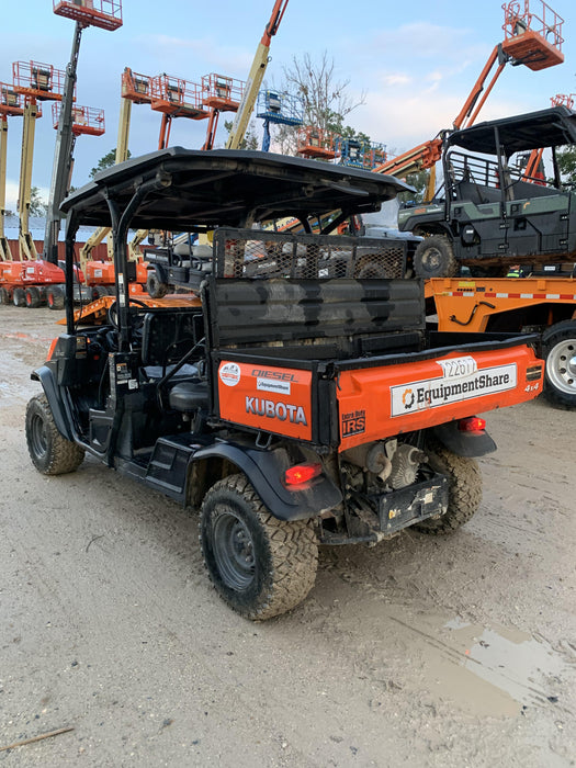 2020 Kubota RTV-X1140W-H Canopy, Diesel, 2 Seater, HDWS Tires, Windshield, Back up Alarm, Amber Strobe Light, Cargo Box