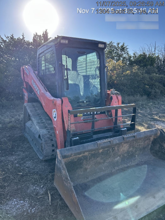2019 Kubota SVL75-2 Cab/Heat/Air, Standard Tracks, Standard Flow, Hydraulic QC 68" HD Tooth Bucket