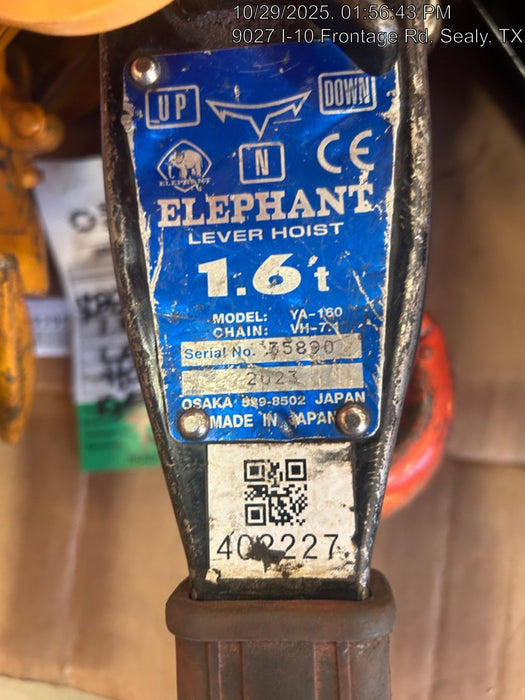 2024 ELEPHANT YA-160-20