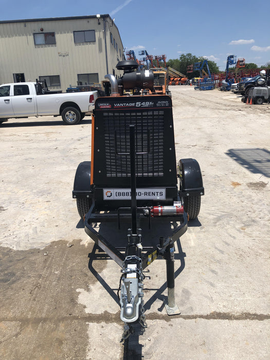 2021 Lincoln Electric Vantage 549X Ready Pak 3, ORANGE (includes trailer, cable rack, fender light kit)