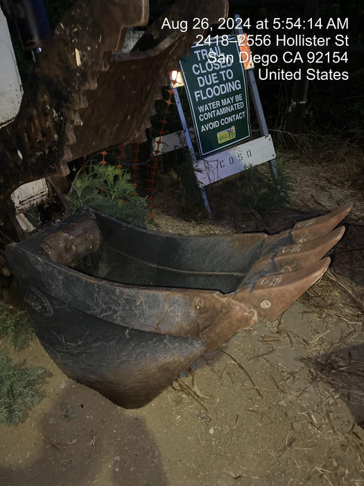 2024 STEEL UNLIMITED 12" Bucket, Mini Excavator. Steel Unlimited