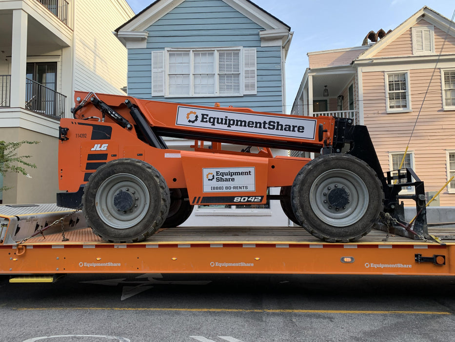 2020 Skytrak 8042 74 Hp, FF Tires, Work Lights, Beacon, Aux Hydraulics, Back up Alarm, Lifting Eye, ES Decals